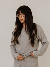 Load image into Gallery viewer, The Bowen Long Sleeve - Cloud Grey